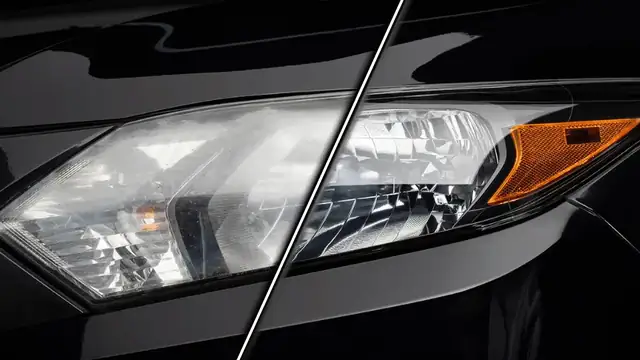 Headlight restoration service